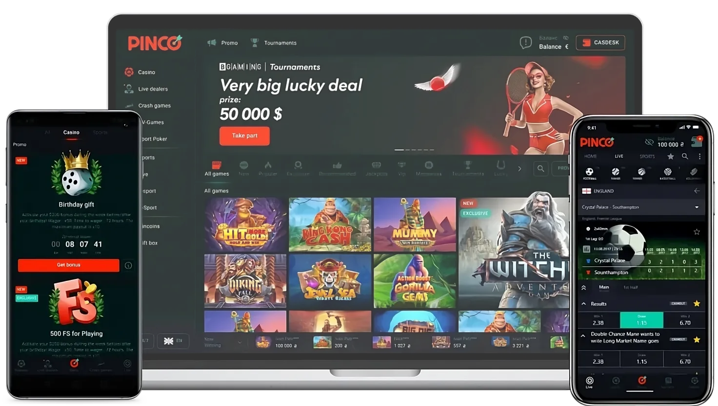Pinco Casino - Игровые автоматы и слоты онлайн